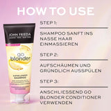 John Frieda Sheer Blonde Go Blonder Szampon, 250 ml pod prysznic i do kąpieli Naty Shop