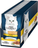 Gourmet Perle Select Mokra karma dla kotów z kurczakiem, opakowanie 26 szt. (26 x 85 g)