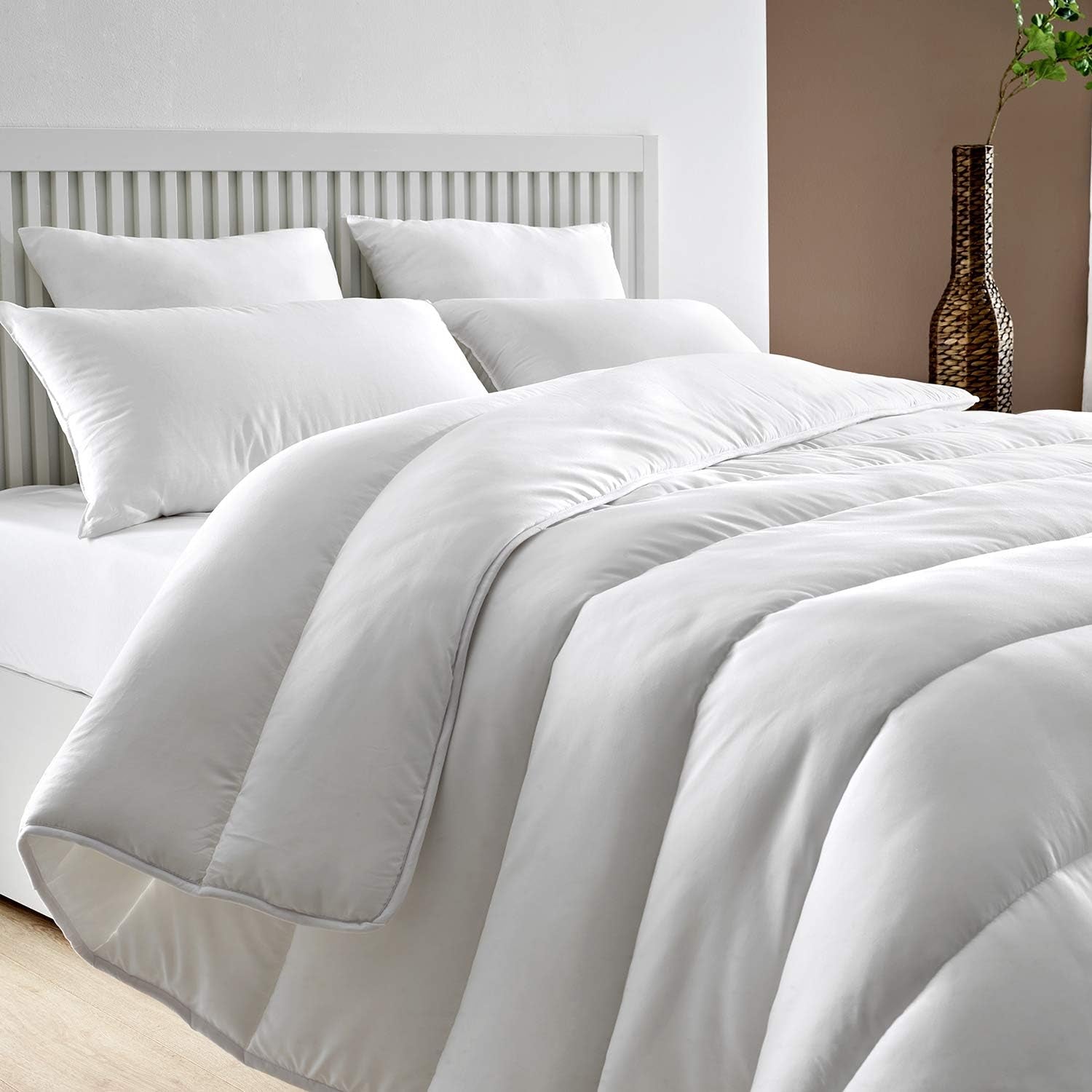 Pikolin Home - 400 G Kołdra przeciwroztoczowa, odpowiednia do pomieszczeń zimowych i niskich temperatur, łóżko 200-240 X 280 cm. Kołdry i kołdry Sklep Naty