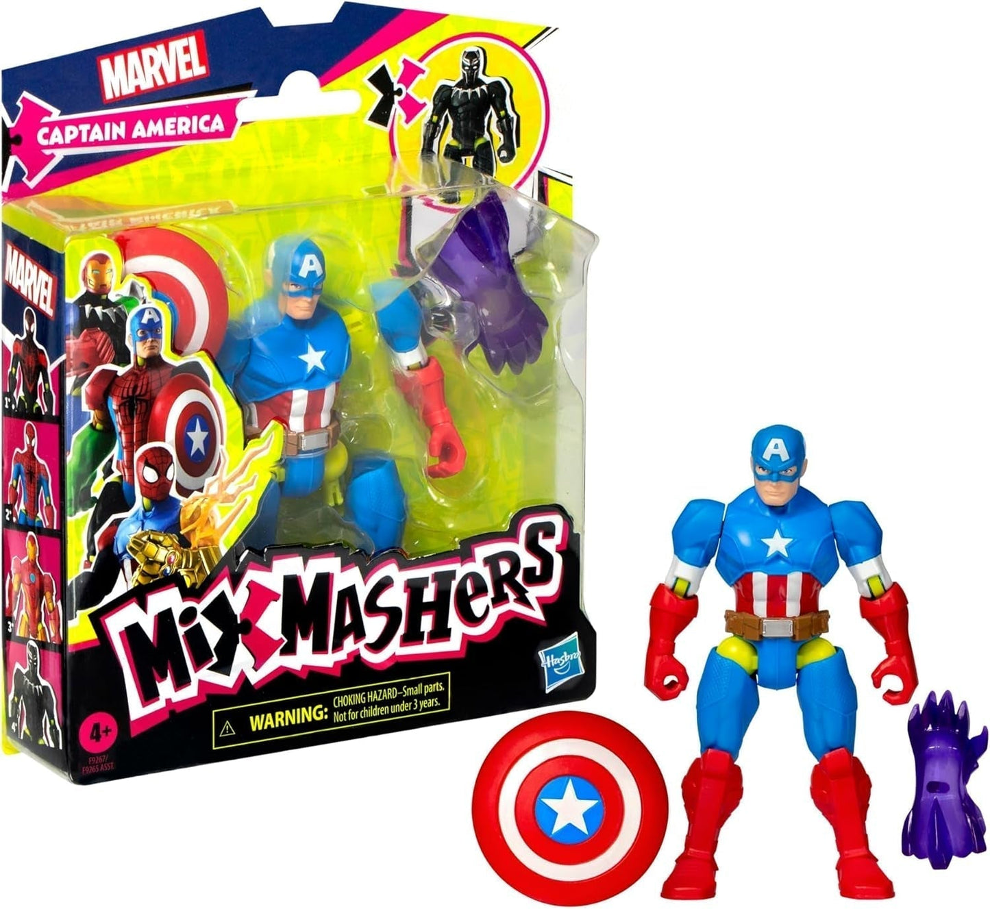 Mixmashers Marvel Captain America Avengers Mix-And-Match Figurka i akcesoria Figurki Naty Shop