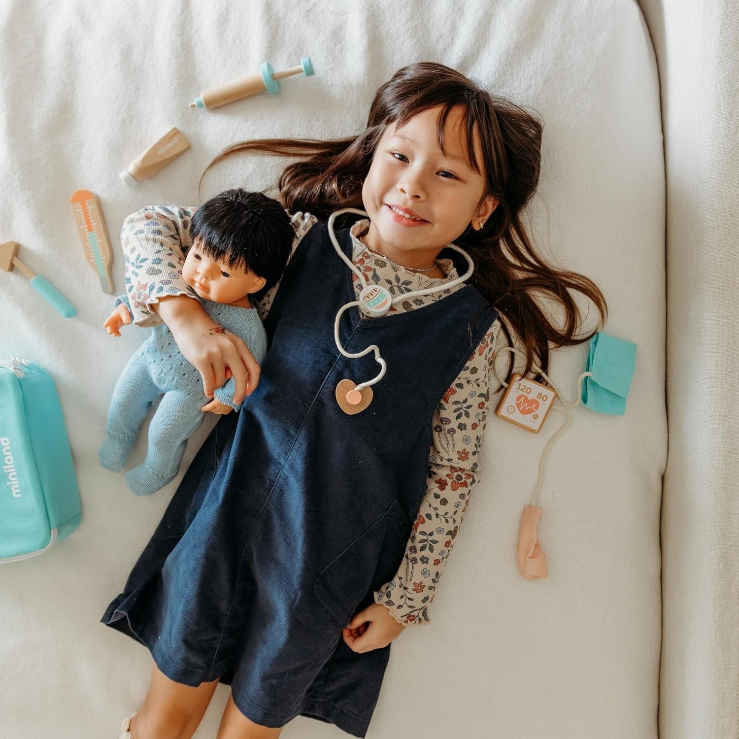 Miniland Baby Doll Azjatycki chłopiec 38 cm-31055