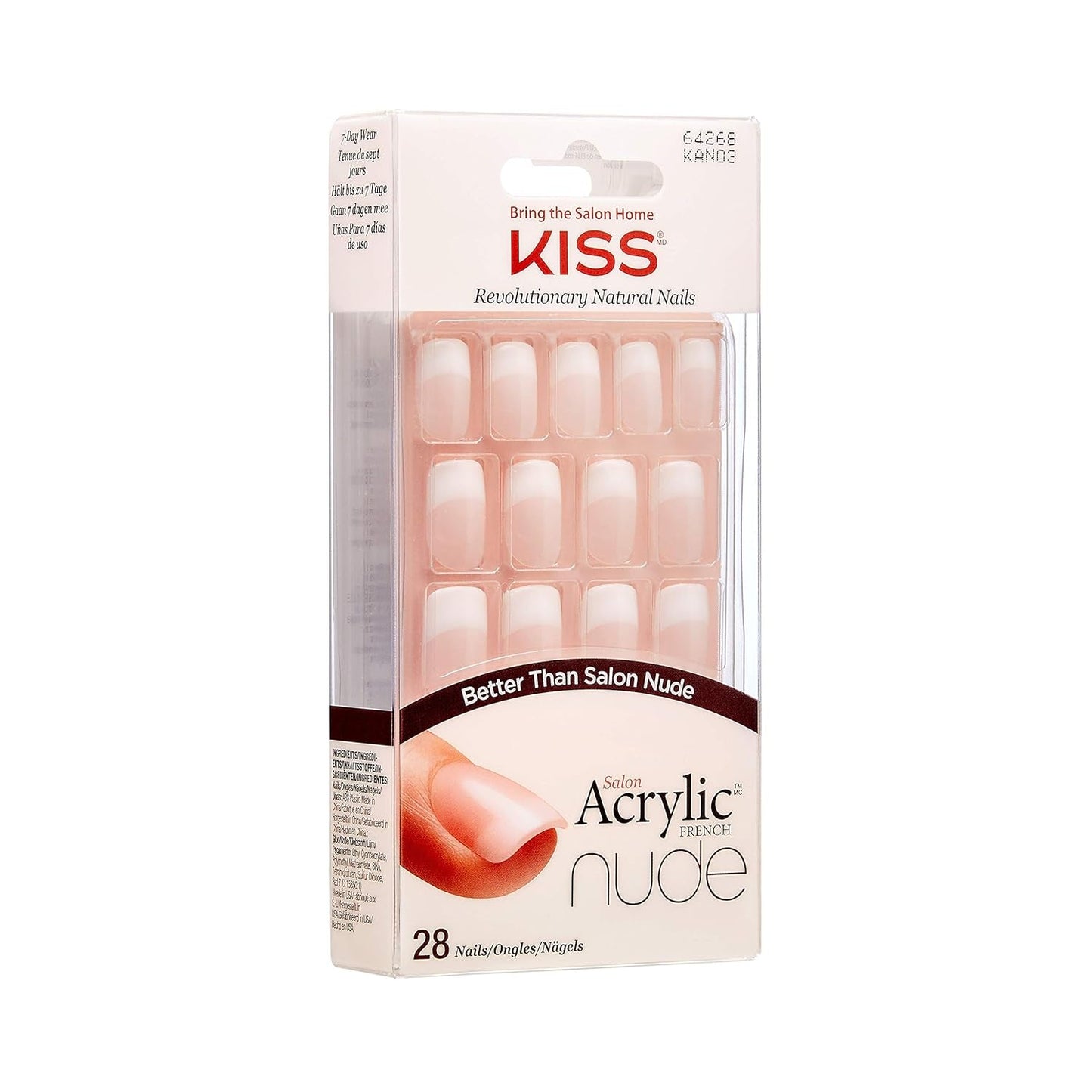 Kiss Nude Nails Cashmere & Nude Nails Niesamowite paznokcie