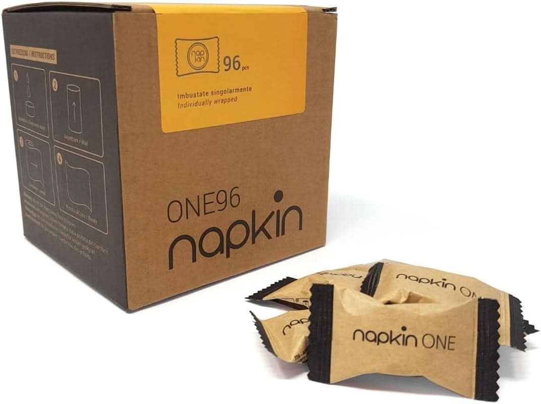 Skompresowane chusteczki czyszczące CREHO ONE 96 Chusteczki nawilżane dla niemowląt Naty Shop