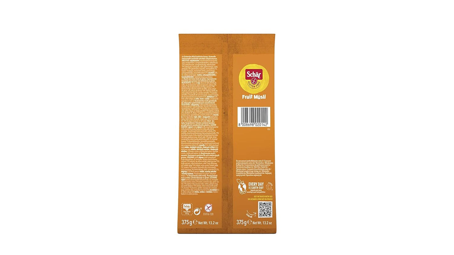 Früchtemüsli, 375 g Opakowanie