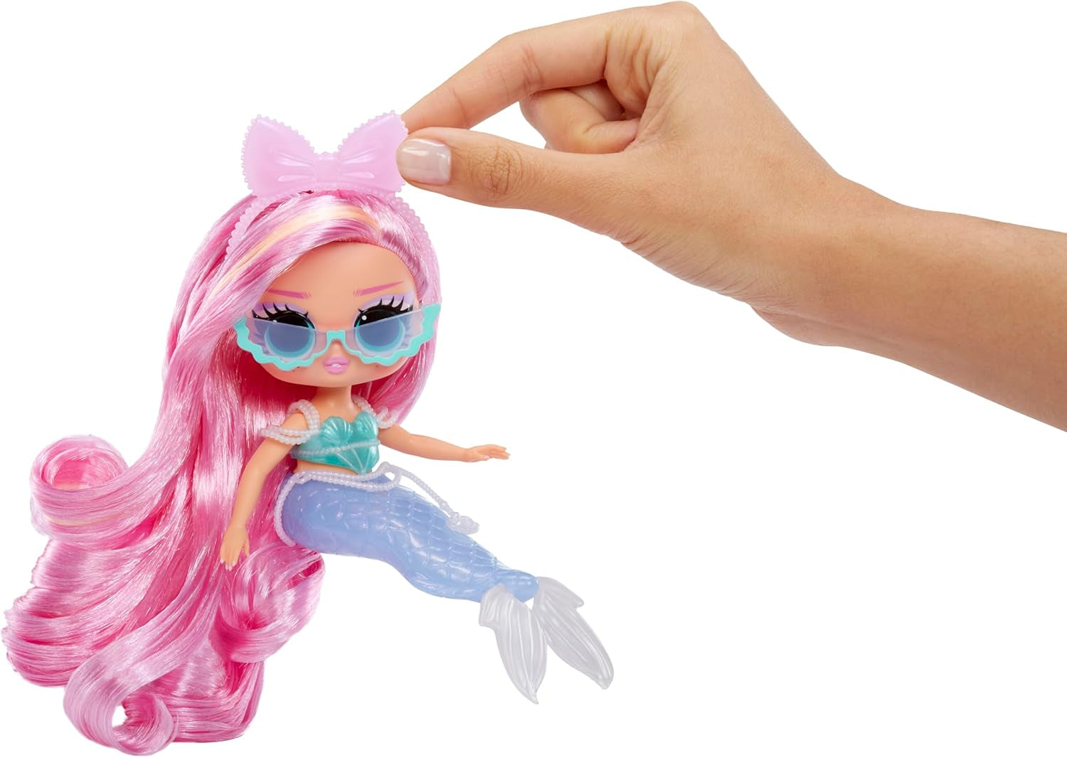 LOL niespodzianka! Tweens – Lola Waves Mermaid – modna lalka ze zmieniającym kolor ogonem, ruchomą płetwą i ładnymi akcesoriami – zabawka dla dzieci i kolekcjonerów w wieku od 4 lat