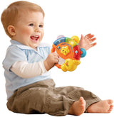 Vtech Baby Magic Music Ball 3 w 1, 9-36 miesięcy i muzyczna zabawa dla dzieci Tamburyn - Elektroniczna zabawka z muzyką i efektami dźwiękowymi - Na 9-36 miesięcy Zabawki dla dzieci Bebe Naty Shop