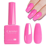 Żelowy lakier do paznokci CANNI, półtrwały, ciemnofioletowy, lakier do paznokci, żel UV, Soak Off, Manicure