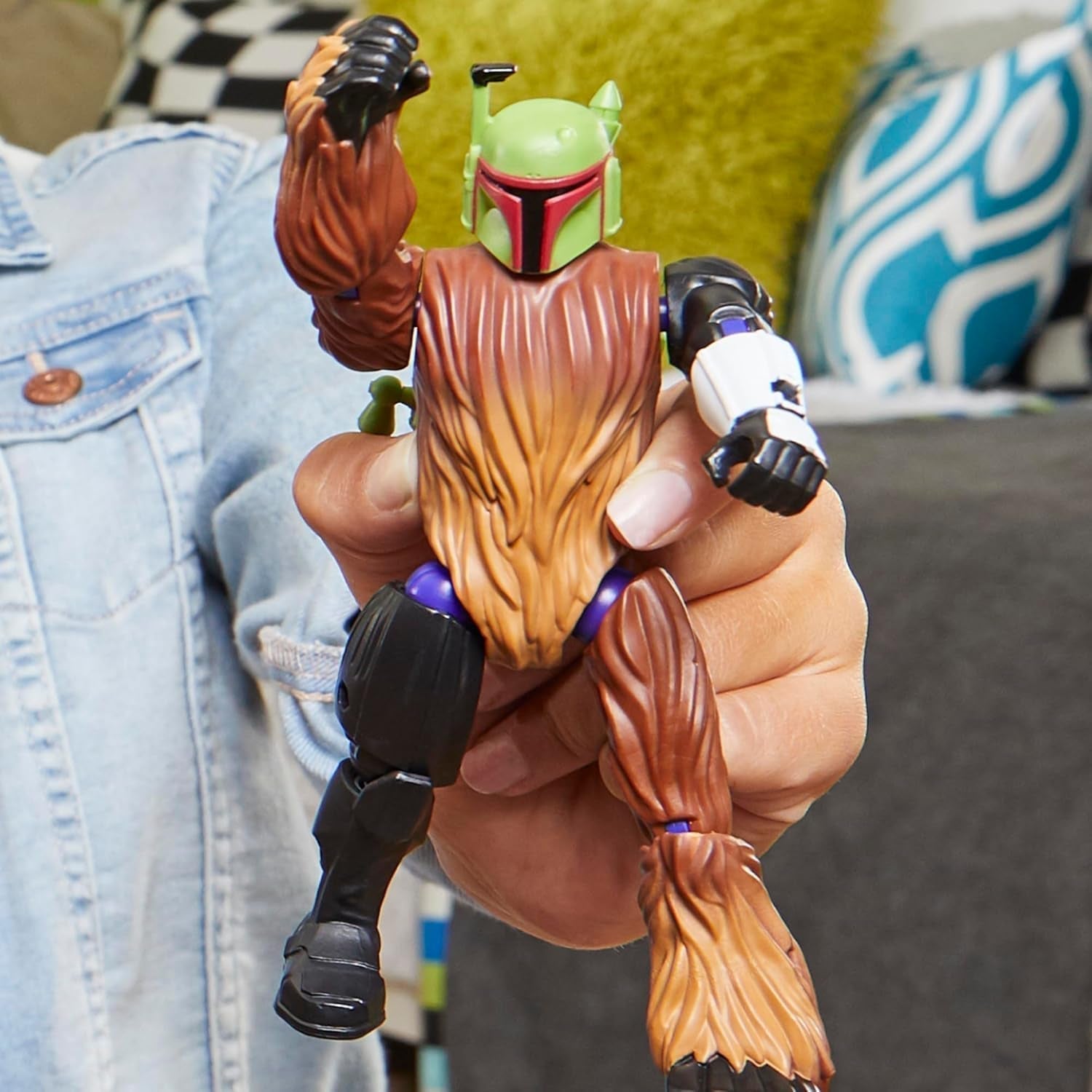 Star Wars Mixmashers Boba Fett Konfigurowalna figurka i akcesoria do łączenia i dopasowywania Figurki Naty Shop