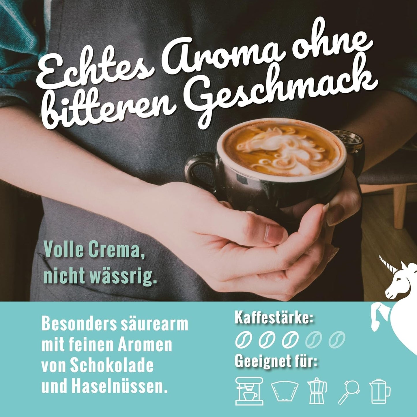 Blank Roast - EINZIG - 1kg - Kaffeebohnen kafeinfrei - 100% Arabica aus Peru - schonend & umweltfreundlich entkoffeiniert - säurearm mit voller Crema - idealny für jede Zubereitungsart