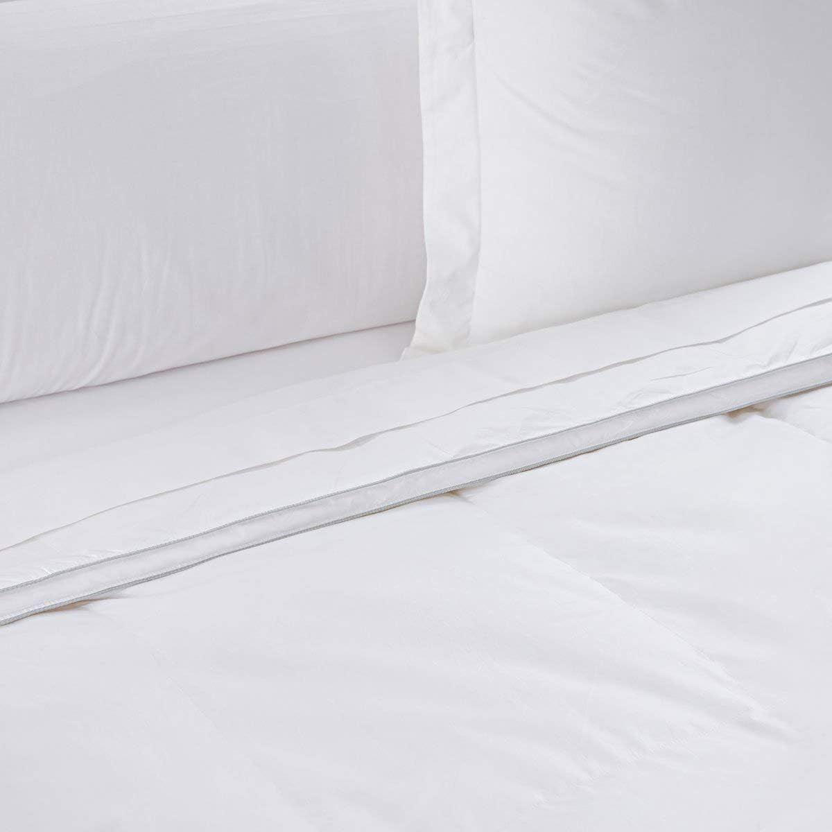 Platyna, puch gęsi, 300 G/M², 240 X 220 Cm, biały (biały) Kołdry i kołdry Naty Shop