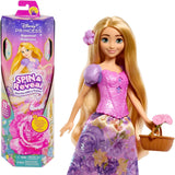 Mattel Disney Zestaw lalek Królowa Lodu Elsa, Spin & Reveal z 11 niespodziankami, w tym 5 akcesoriów, 5 naklejek i scena do zabawy, inspirowany filmem Disneya, HTG25 Dolls Naty Shop Zestaw lalek Roszpunka