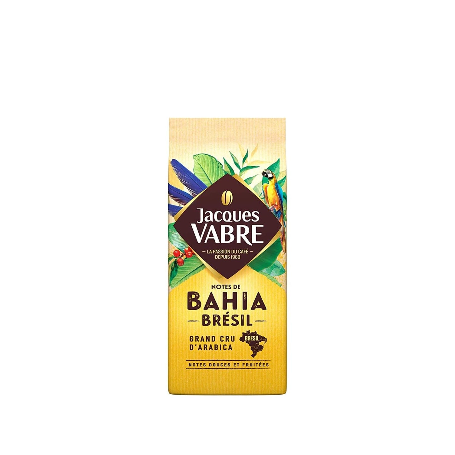 Czysta kawa ziarnista Arabica z Bahia, Brazylia - JACQUES VABRE - 250 g