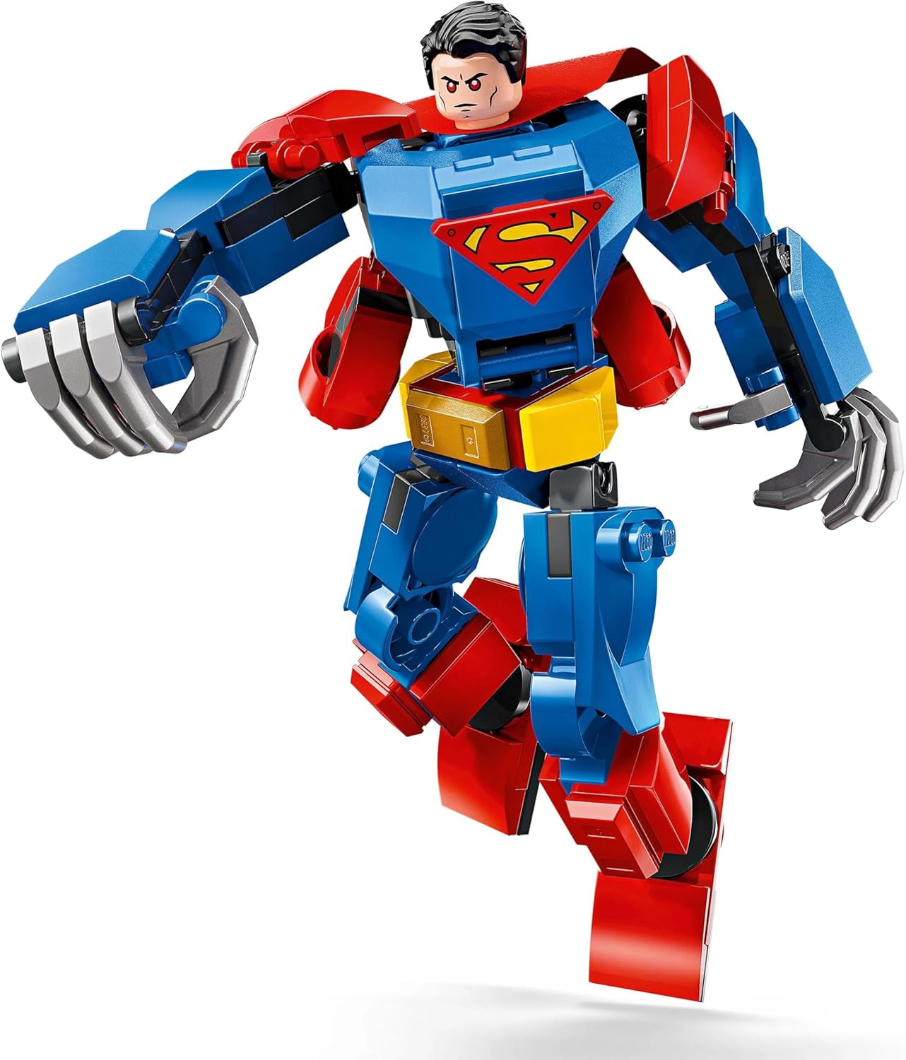 LEGO DC Superman Mech kontra. Lex Luthor — zabawka superbohatera z 2 minifigurkami — figurka do zbudowania z ruchomymi rękami, nogami i palcami — prezent dla chłopców i dziewcząt w wieku od 6 lat 76302 Zestawy do budowania Besuche den LEGO-Store