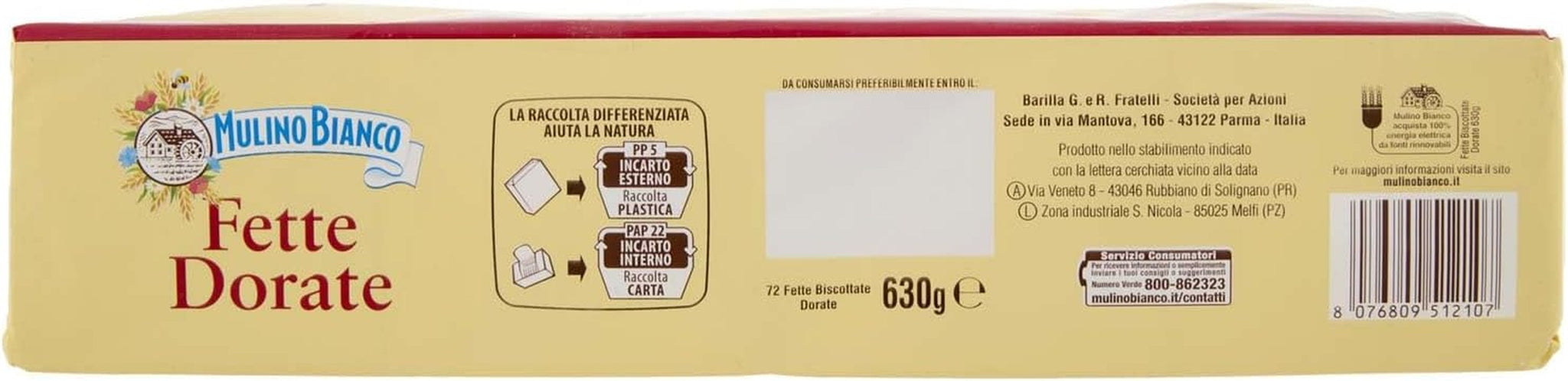 , Tłusty Biscotta Golden - 630 gr