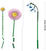 LEGO Botanicals Mały letni bukiet — zestaw do budowania sztucznych kwiatów — zawiera. dzwonki, jaskry, tulipany - Pomysł na prezent dla kobiet, matek i mężczyzn - 10347 Zestawy do budowania Besuche den LEGO-Store