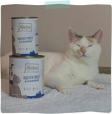 MjAMjAM - Mokra karma premium dla kotów - Rafinowany pstrąg z soczystym kurczakiem, opakowanie 6 sztuk (6 x 400g), bez zbóż