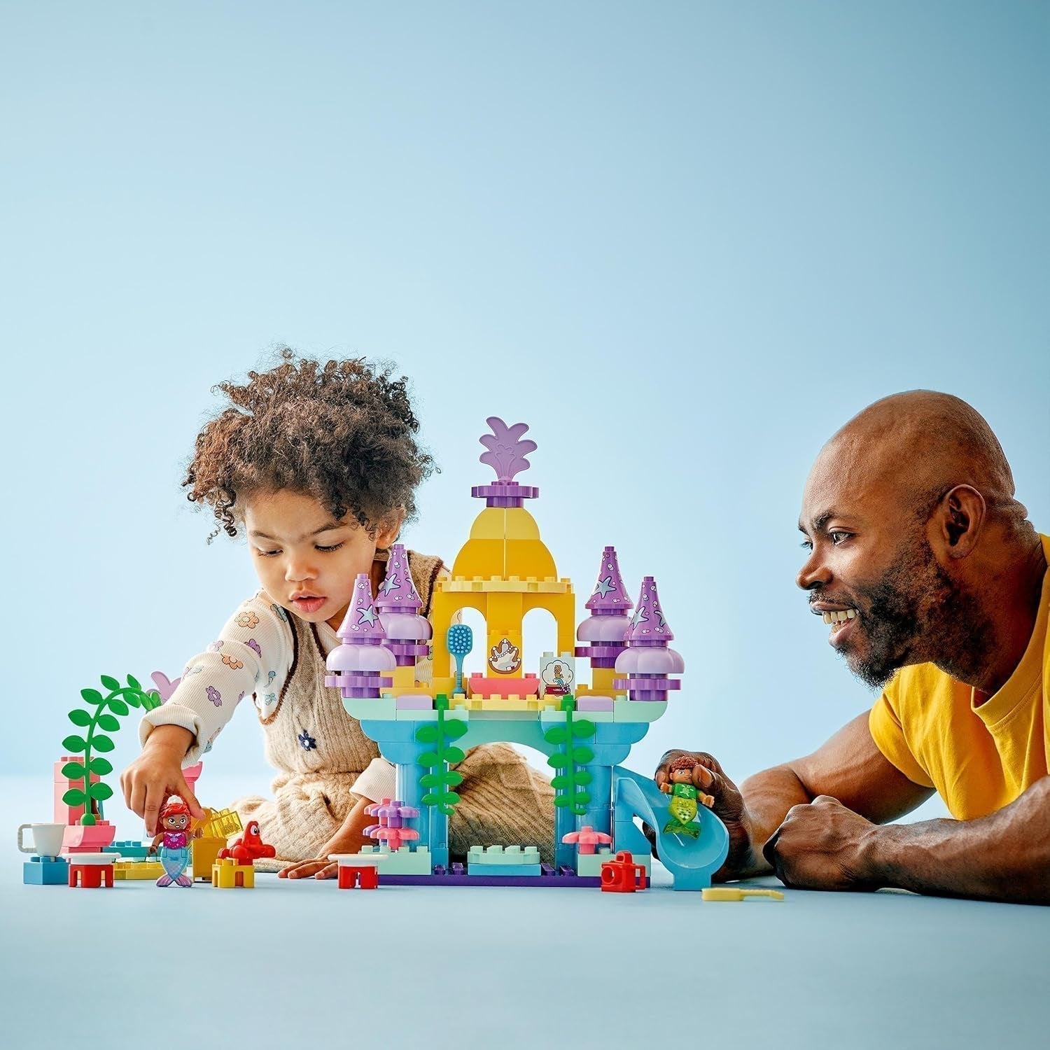 LEGO DUPLO | Disney Magiczny Podwodny Pałac Ariel, zabawka edukacyjna dla syreny Ariel, podwodny zamek dla dzieci powyżej 2. roku życia 10435 Zestawy do budowania Besuche den LEGO-Store