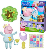 Interaktywna lalka Peppa Pig 28 cm Evie z 20 dźwiękami i wieloma funkcjami, zestaw zabawek dla dzieci od 3 lat