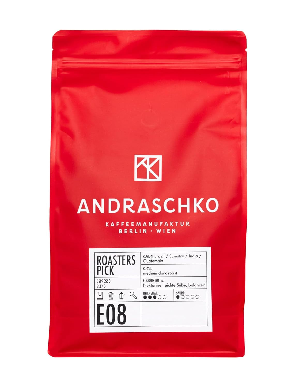Palarnie Pick Espresso Blend - 100% Arabica, ganze Bohne - vielschichtige Röstung - frisch in Berlin geröstet - 500g