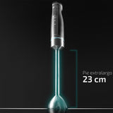 Mikser ręczny Cecotec Powergear 1500 - Klingen Aus Titanium Beschichtung, 21 Geschwindigkeitsstufen, 1500 W, Inklusiv Glas Mit Deckel. (Schwarz Und Edelstahl, XL) Sklep z kuchnią Naty
