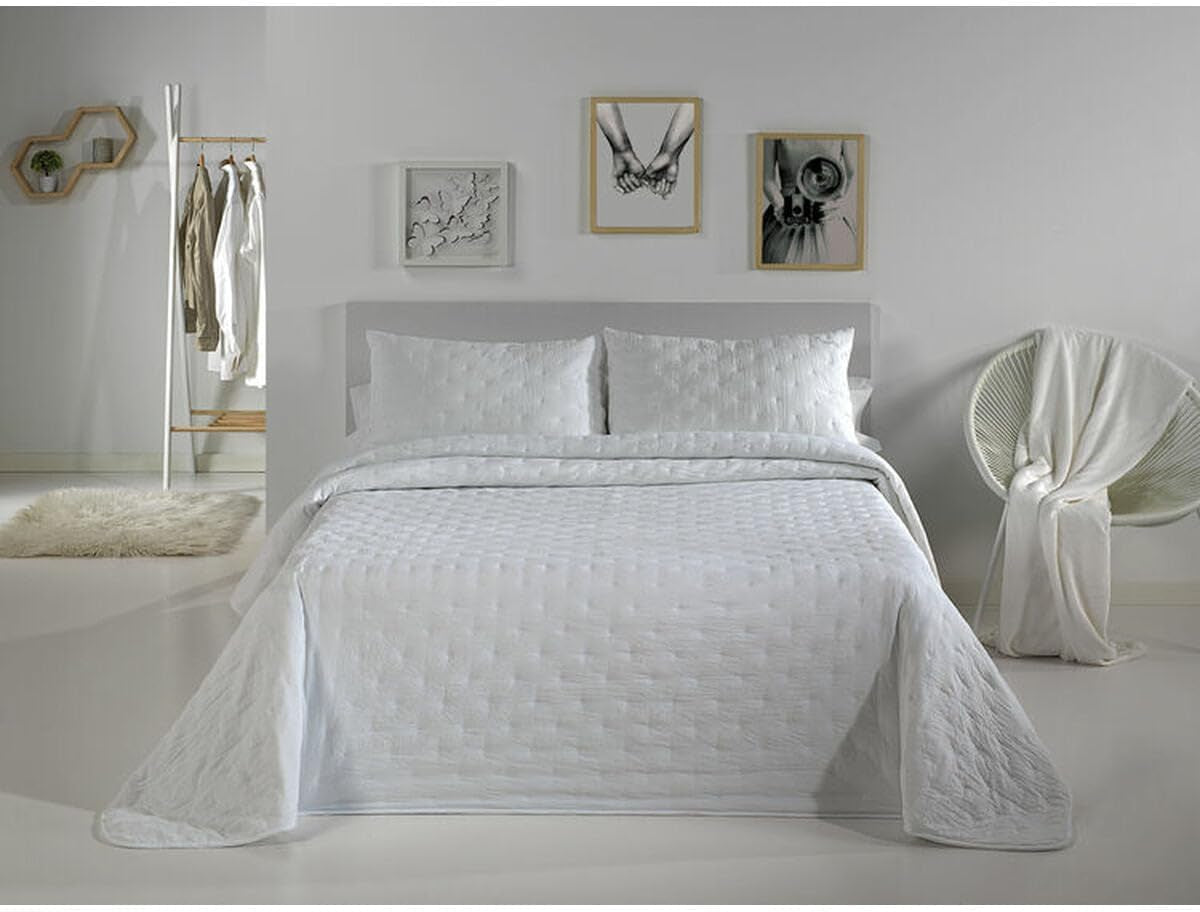 Pierre Cardin - Bouti Dots - Łóżko 180 cm - Kolor Szary C5 Kołdry i kołdry Naty Shop Biały C4 Łóżko 150 cm
