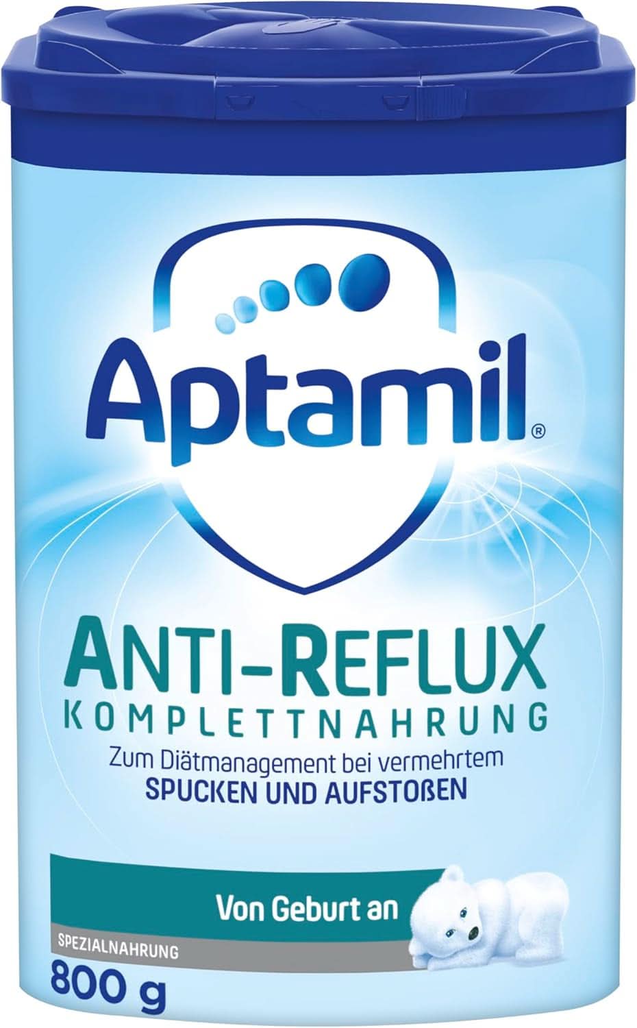 Aptamil Anti-Reflux - pełnoporcjowa karma od urodzenia, do prowadzenia diety, mleko w proszku, 1x 800 g Naty Shop 800 gram
