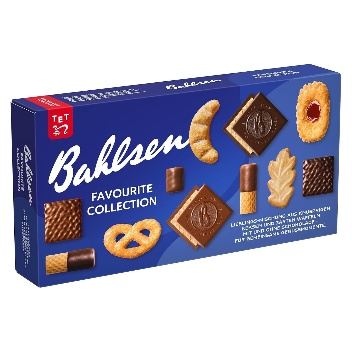 Bahlsen Favourite Collection Zestaw 6 chrupiących ciasteczek i wafli w kolorze ciemnej czekolady mlecznej (6 x 161 g / 966 g)