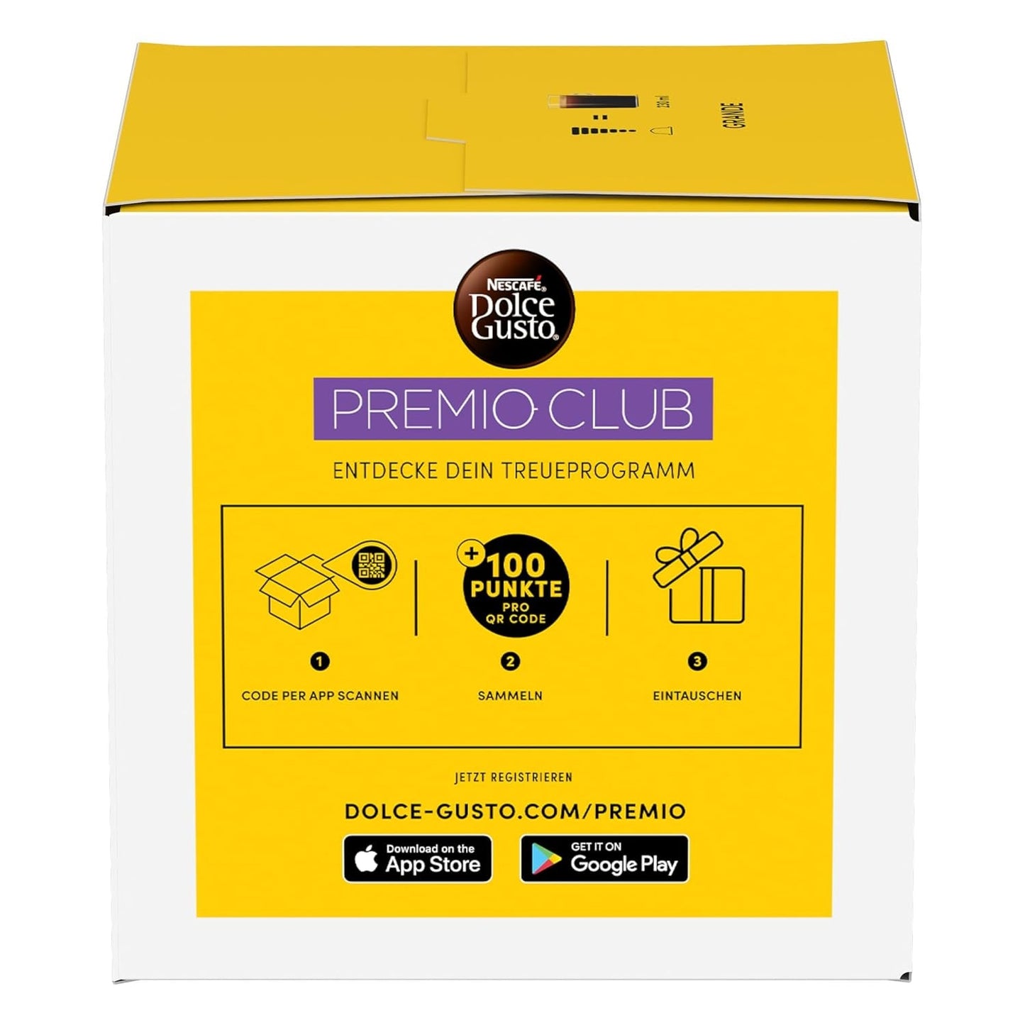 NESCAFÉ DOLCE GUSTO Grande Kaffeekapseln 3-pak (3 x 16 Kapseln)