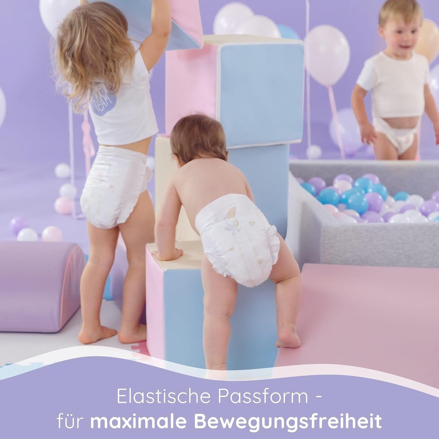 Pieluchy Bella Baby Happy Premium, rozmiar 6, Junior Extra, 15+ kg, 96 sztuk, pieczęć DERMATEST i OEKO-TEX, pieluchy jednorazowe