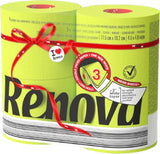 Papier toaletowy Renova, zielony, 4 rolki