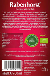 RABENHORST (6 x 700 ml) - Wysokiej jakości sok warzywny z różnych warzyw o intensywnie pikantnym smaku Napoje bezalkoholowe Naty Shop