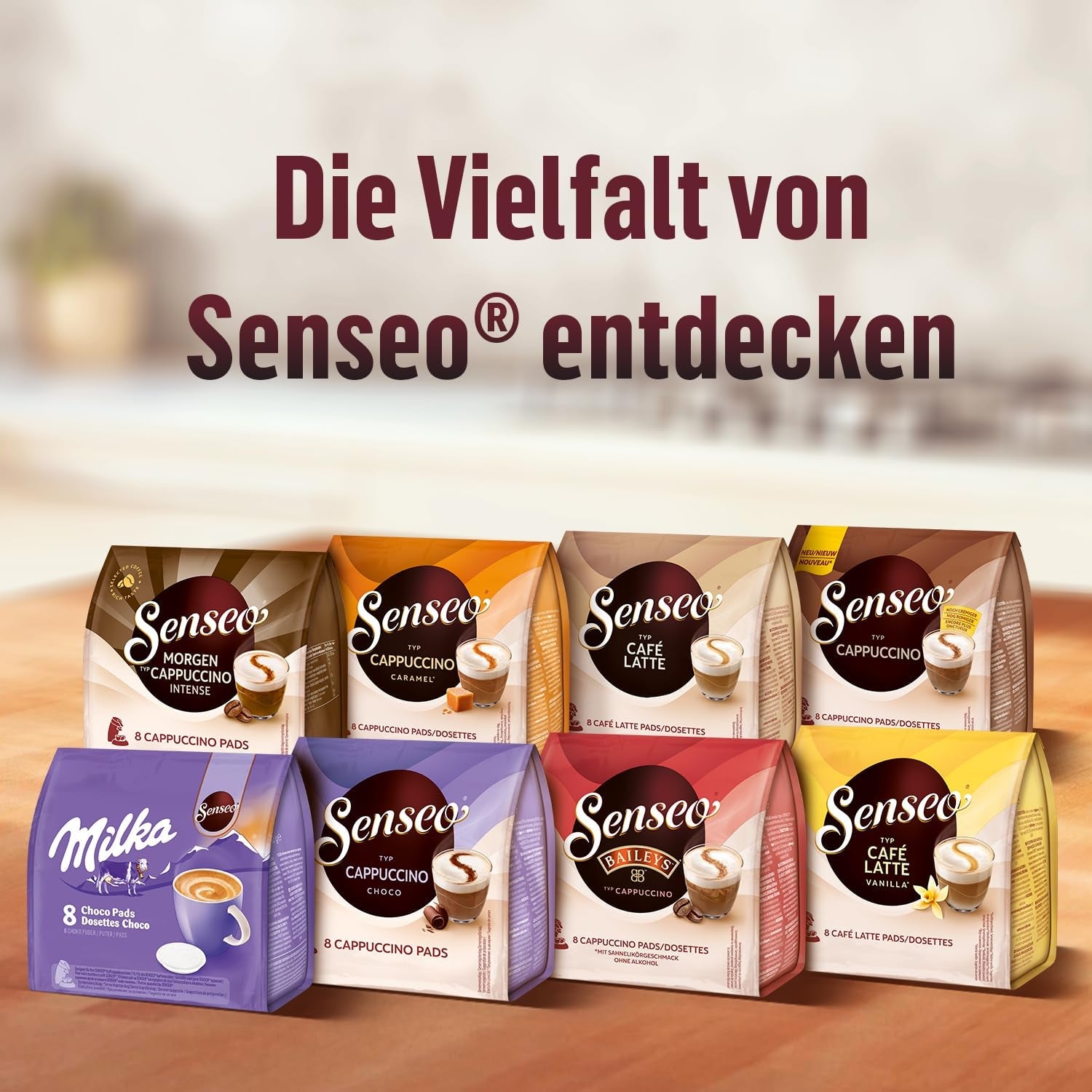 Senseo Pads Cappuccino Caramel, 5 x 8 Getränke, 40 kapsułek Kaffeepads