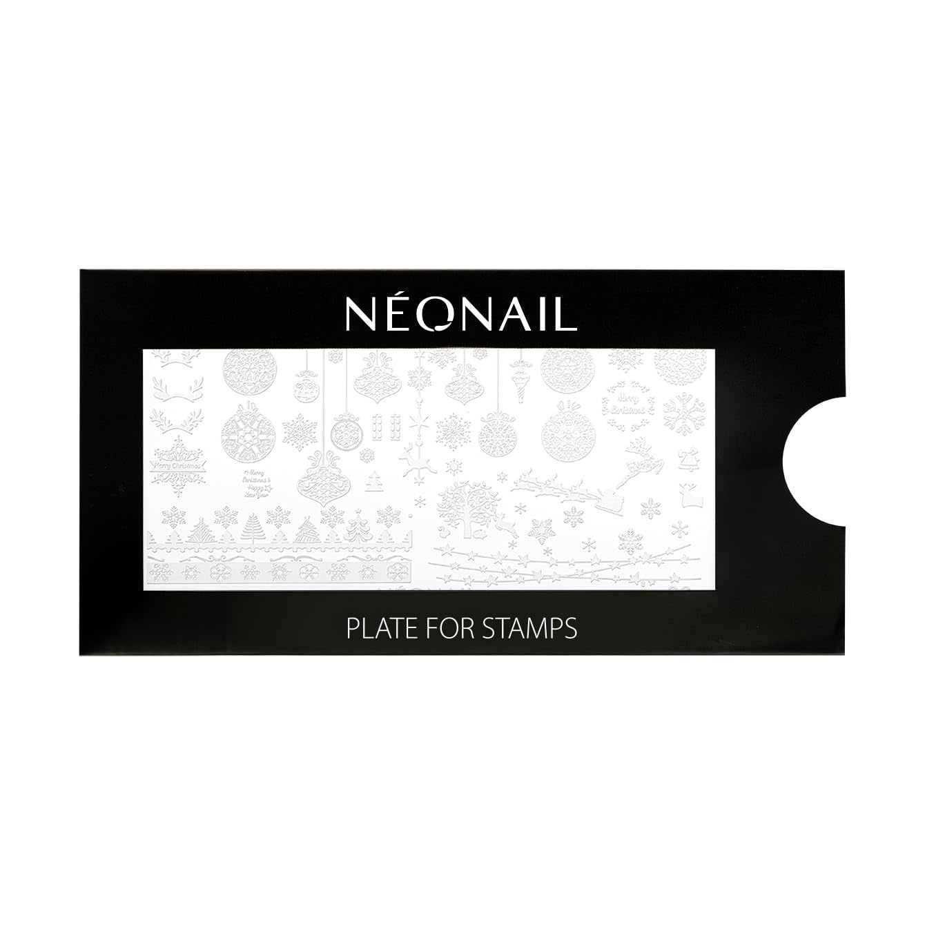 NÉONAIL Nagel Stempel Mit Schaber - Nägel Selber Machen - Stempel do zdobienia paznokci - Nageldesign Für Nagel Schablone - French Nails Stempel - Silikon Nagelstempel