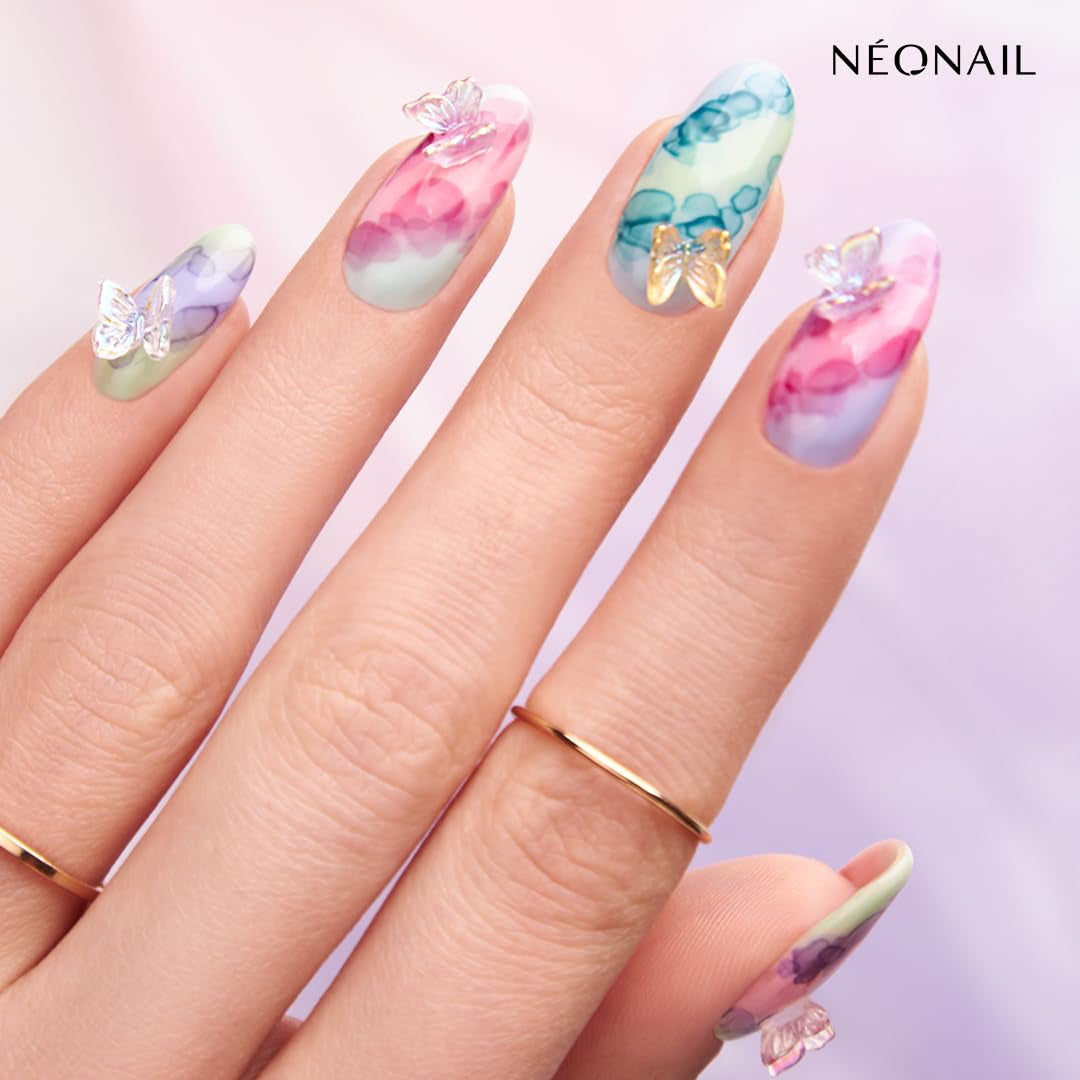 NÉONAIL Nageldekoration 3D Nail Art Schmetterlinge - Nail Charms - Nägel Selber Machen - Nails - Nageldesign Akcesoria - Nailart - Nail Art Zubehör - Nagel Deko - Nagelschmuck - Mehrfarbig