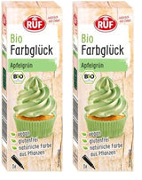 RUF organiczny barwnik spożywczy wata cukrowa różowa z syropem z agawy do barwienia lukru i dekoracji ciast, bezglutenowy i wegański, 1 x 25g