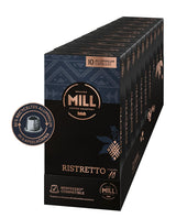 Kaffeekapseln Ristretto, 100 Kapseln für Kapselmaschinen (10x10), 80% aluminium pochodzącego z recyklingu w Kapselkörper