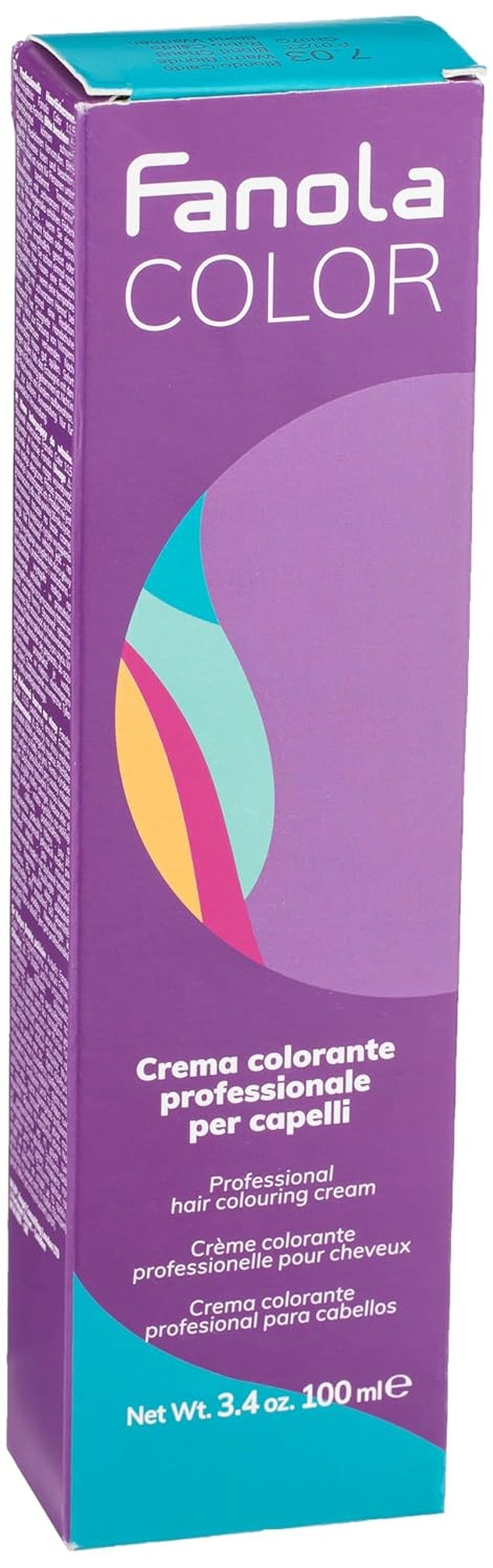 Fanola crema colore Krem koloryzujący 7.0 Blond, 100 ml Farba do włosów Naty Shop 7.03 Ciepły blond