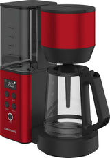 Cyfrowy ekspres do kawy z filtrem GRUNDIG KM8440, czerwony, 1000 W, 1,25 litra