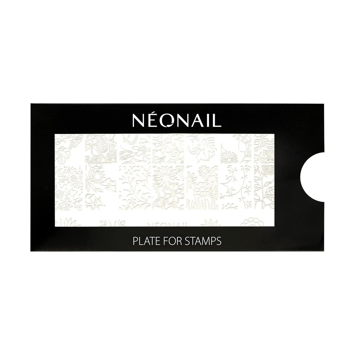 NÉONAIL Nagel Stempel Mit Schaber - Nägel Selber Machen - Stempel do zdobienia paznokci - Nageldesign Für Nagel Schablone - French Nails Stempel - Silikon Nagelstempel