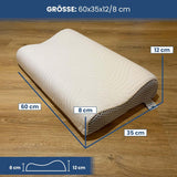 Valentia Medical Memory Foam Poduszka podtrzymująca szyję Ortopedyczna poduszka przeciwbólowa szyi Poduszka pod szyję z pianki Memory Ultra miękka, zmywalna osłona Poduszki ortopedyczne szyjki macicy Naty Shop