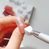 100 Stück Nail Art Schwamm Mit Piercing Zange, Nail Art Zubehör Schwamm Mit Piercing Kugel Aufdreher, Gąbkowy aplikator pędzelkowy, Nagelkunst-Rendering-Werkzeuge, Für Gradient Nail Art Patterns Erstellen.