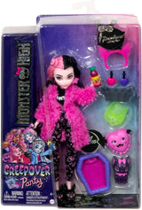 MONSTER HIGH lalki i piżamy akcesoria imprezowe Draculaura liczba nietoperzy fantastyczna lalka zwierzęta domowe są Creepover Party HPY66 Naty Shop lalki