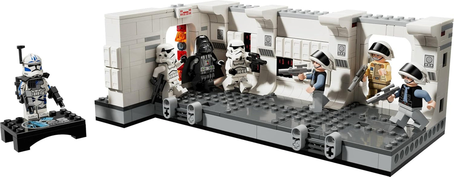 LEGO Star Wars Tantive IV Boarding, zabawka do budowania z filmu „Nowa nadzieja”, kolekcjonerski zestaw fantasy, pomysł na prezent dla chłopców i dziewcząt w wieku powyżej 8 lat oraz kolekcjonerów 75387 Zestawy do budowania Szukaj w sklepie LEGO