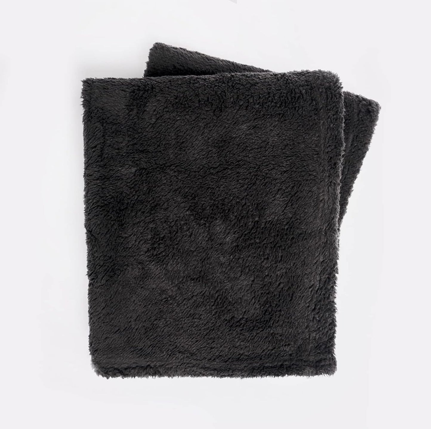 Brentford's Teddy Koc polarowy Duży koc na łóżko Pluszowy Super miękki, ciepły Sofa Narzuta na łóżko Czarny - 150 x 200 cm Łóżka i koce Besuche den Brentfords-Store