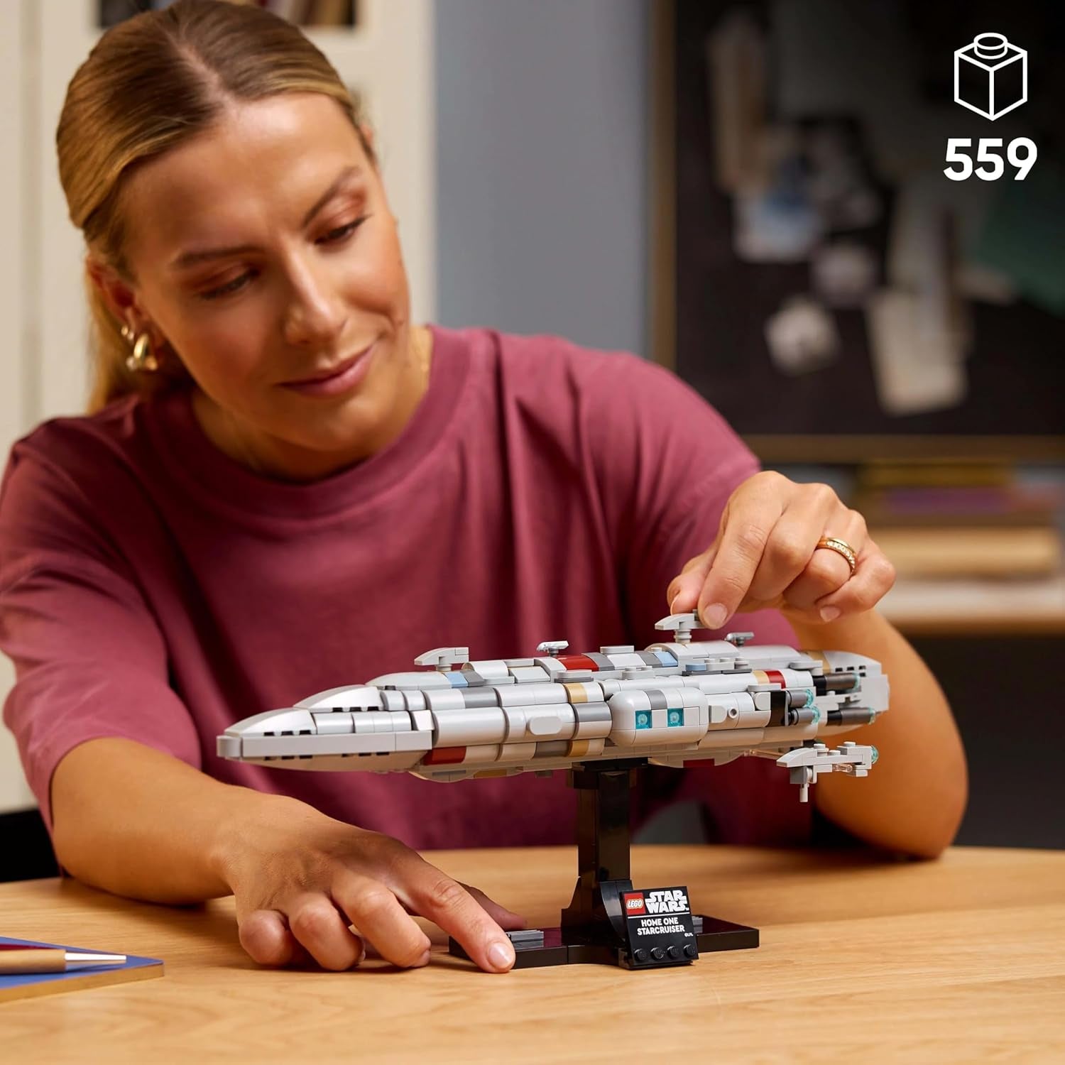 LEGO Star Wars 75405 Home One Starcruiser z Powrotu Jedi - Model statku kosmicznego - Zestaw fantasy i kolekcjonerski do zbudowania i wystawienia - Prezent dla dorosłych i nastolatków Zestawy do budowania Besuche den LEGO-Store
