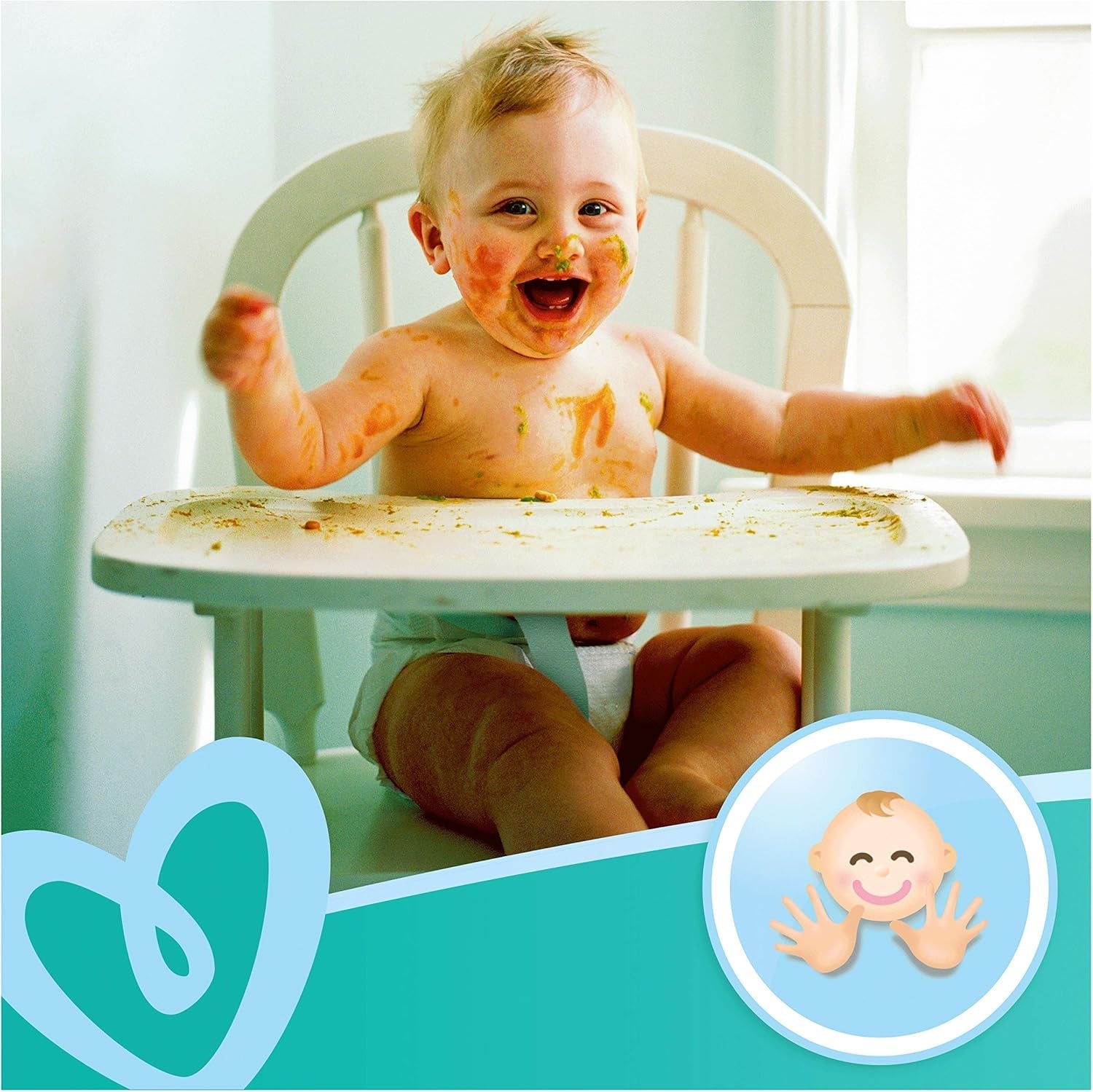 Chusteczki Pampers Fresh Clean Baby 81688041, 3x52 sztuki, (chusteczki dla niemowląt, plastikowa torba, dziewczynka/chłopiec, turkusowy, biały, Niemcy, 896,7 g)