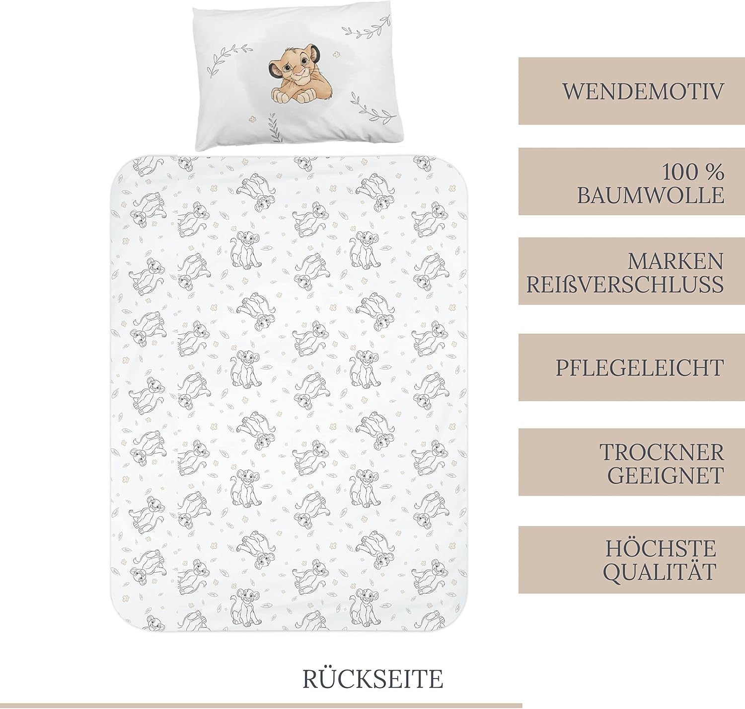 Pościel dziecięca, Simba, Pościel Król Lew - sklep dziecięcy Naty