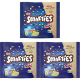 Nestlé SMARTIES Mini Mała soczewica pakowana pojedynczo w mlecznej czekoladzie, 3 opakowania (1 x 187 g)