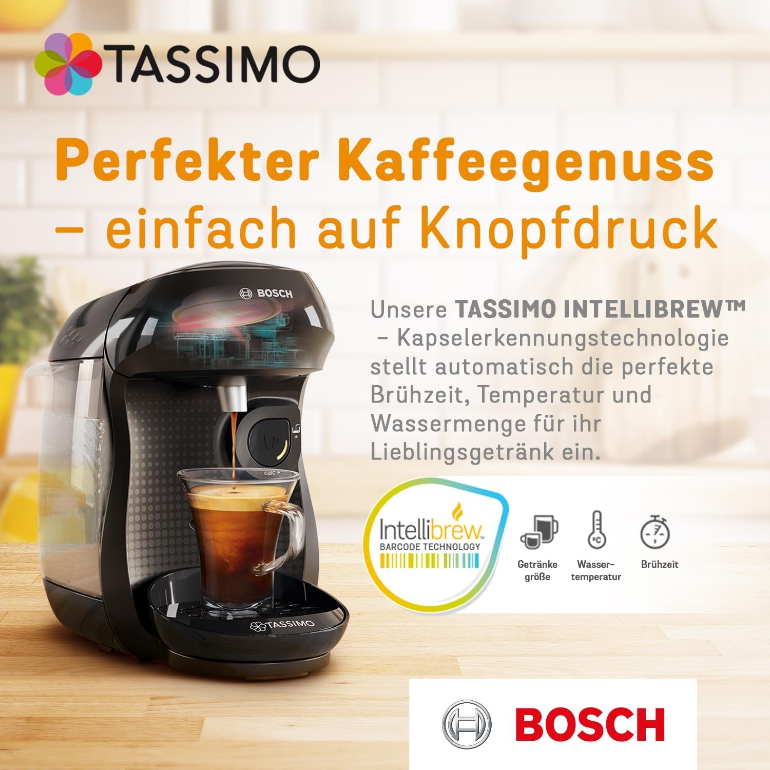 Tassimo Kapseln L'OR Espresso Fortissimo, 5 x 16 saszetek, 80 Kaffeekapseln