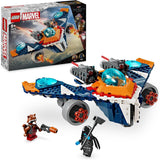 LEGO Marvel Rakiety Statek kosmiczny kontra. Zestaw statku kosmicznego Ronana do zbudowania Strażnicy Galaktyki Figurka superbohatera Prezent dla chłopców i dziewcząt w wieku 8 lat 76278 Zestawy do budowania Besuche den LEGO-Store Single